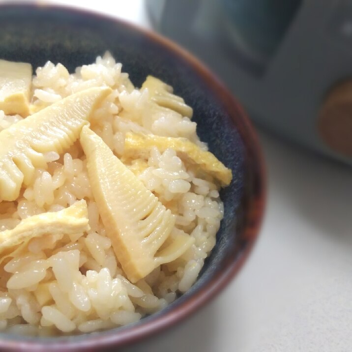 電気圧力鍋で筍ご飯✱春の炊き込みご飯